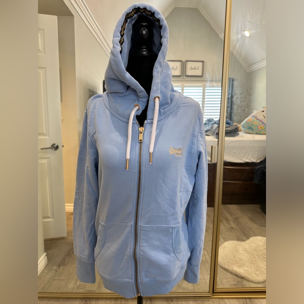 Brand new Super Dry sweat shirt with tags size 8US